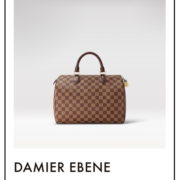 Authentic Louis Vuitton Damier Ebene Speedy 30 - Picture 5 of 12